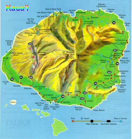 Kauai Map