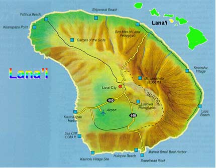 Lanai Map