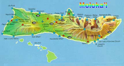 Molokai Map